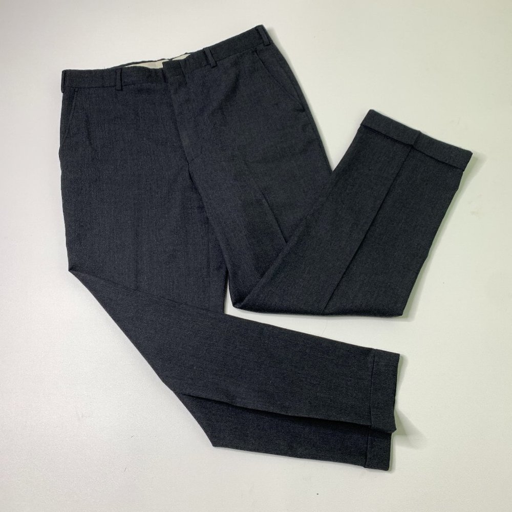 Brooks Brothers Worsted Wool Dress Pants - Size 34x30 (Tag 36x30) Pleated Cuffed